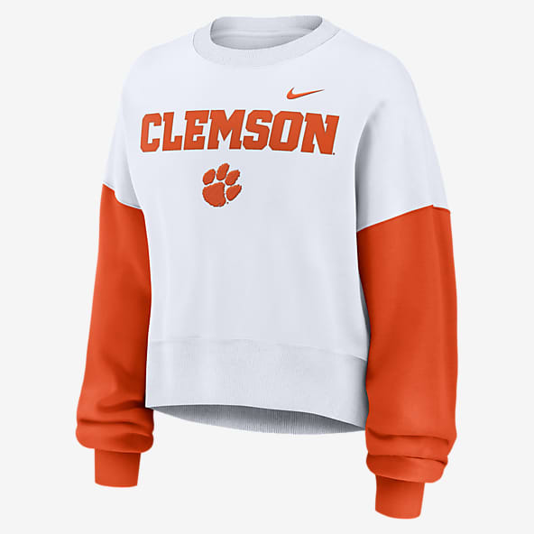 Football Clemson Tigers Long Sleeve Shirts Sweatshirts. Nike